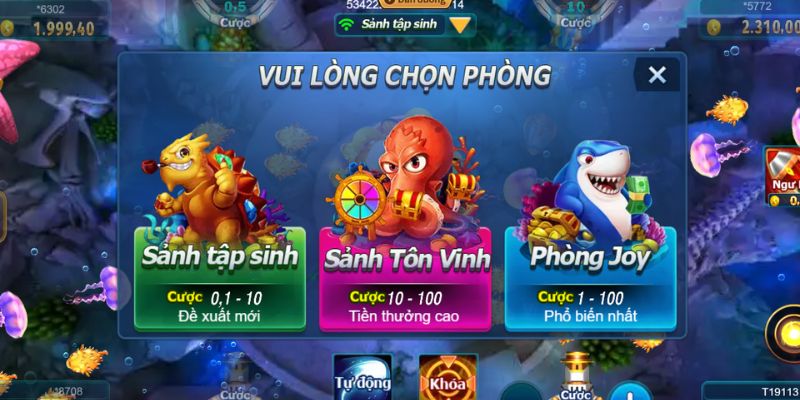 Gameplay sinh động của Bắn cá vui vẻ