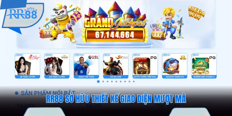RR88 🏆 Link Vào Trang Chủ RR88.COM Vuýp 🎉 Đăng Ký Thưởng +88K 25 Trang game RR88 sở hữu thiết kế giao diện mượt mà