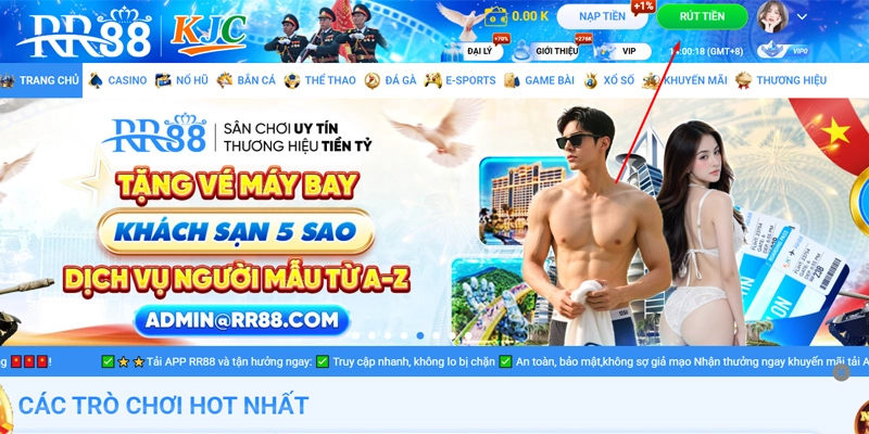Rút Tiền RR88 - Thực Hiện Giao Dịch An Toàn Với 2 Hình Thức 8 Nút rút tiền RR88